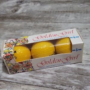 Vintage Ram Golden Girl Golf Balls